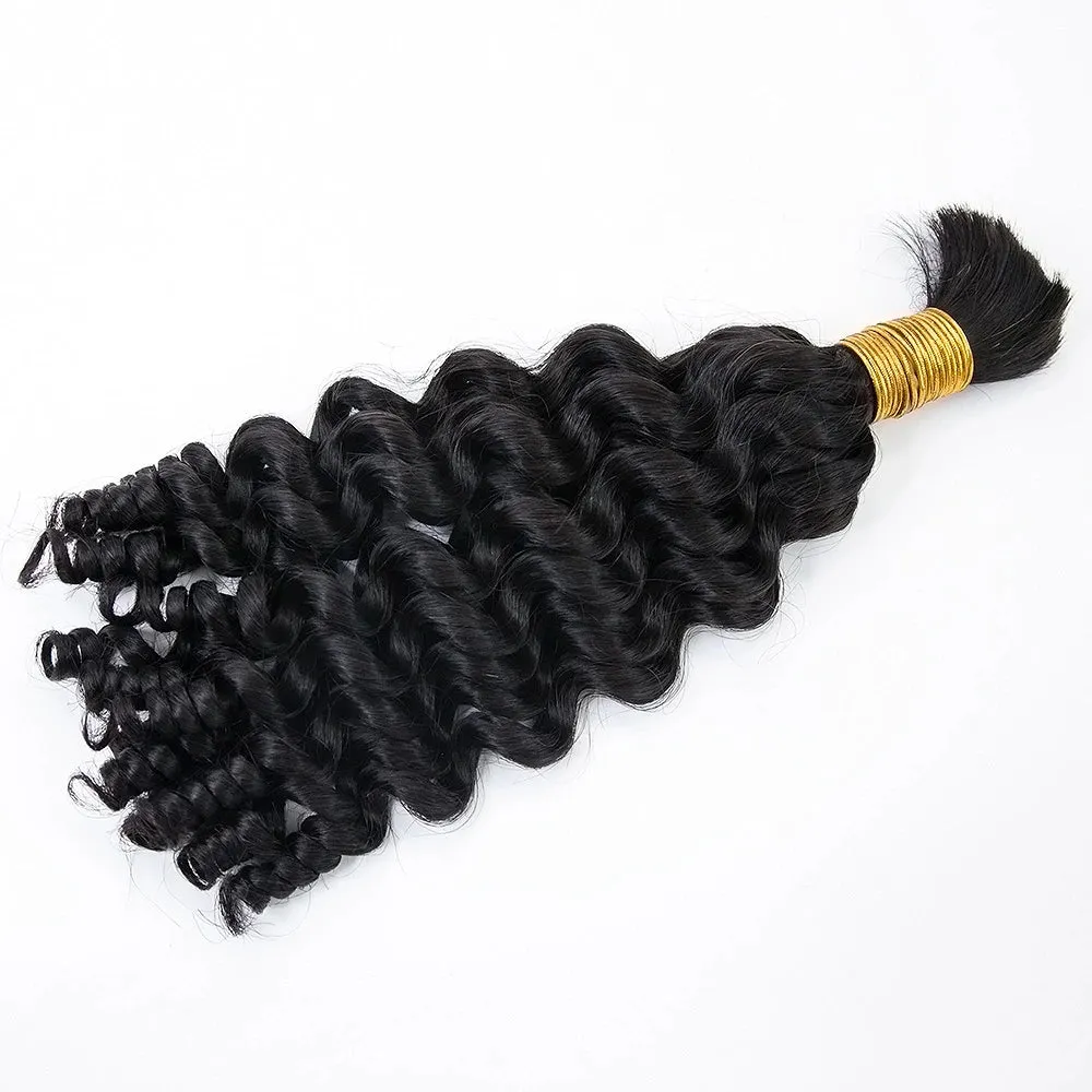 Loose Curly Bulk Hair Extensions for Braiding