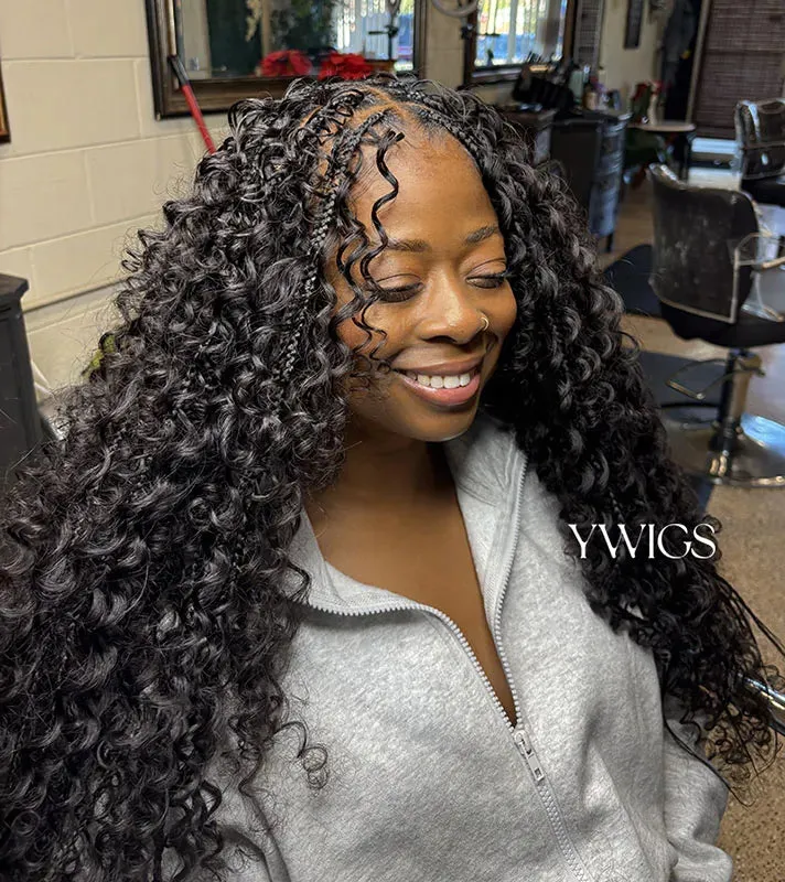 Loose Curly Bulk Hair Extensions for Braiding