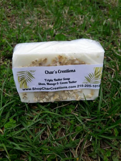 Mango butter, Shea butter, and Cocoa butter- Triple Butter Soap