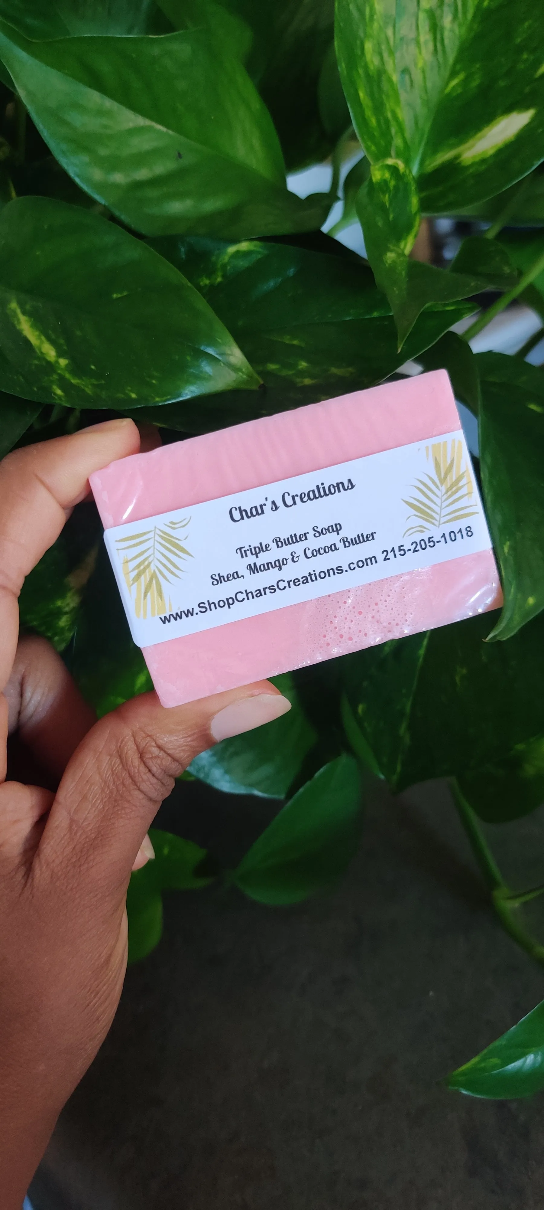 Mango butter, Shea butter, and Cocoa butter- Triple Butter Soap