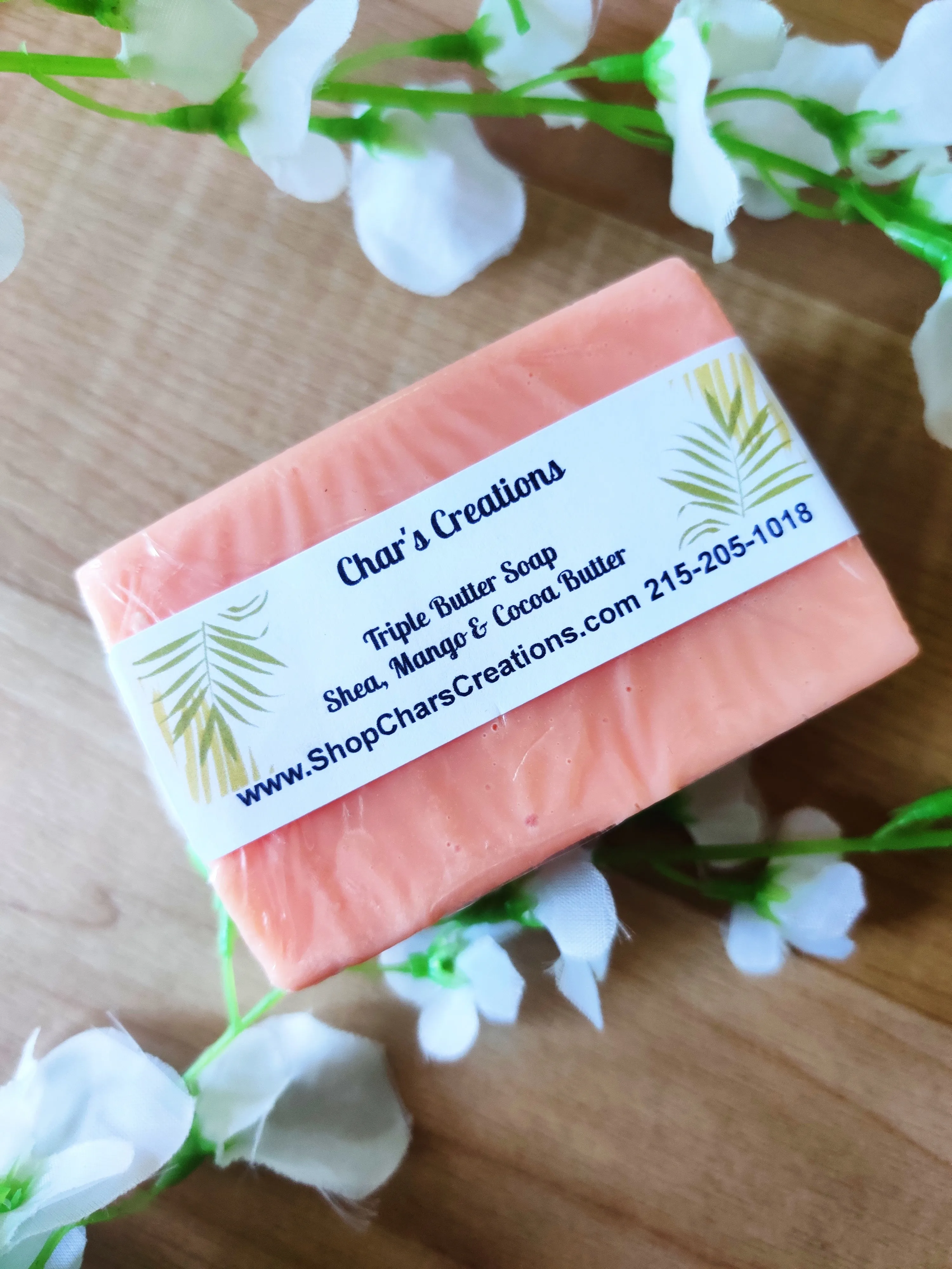 Mango butter, Shea butter, and Cocoa butter- Triple Butter Soap