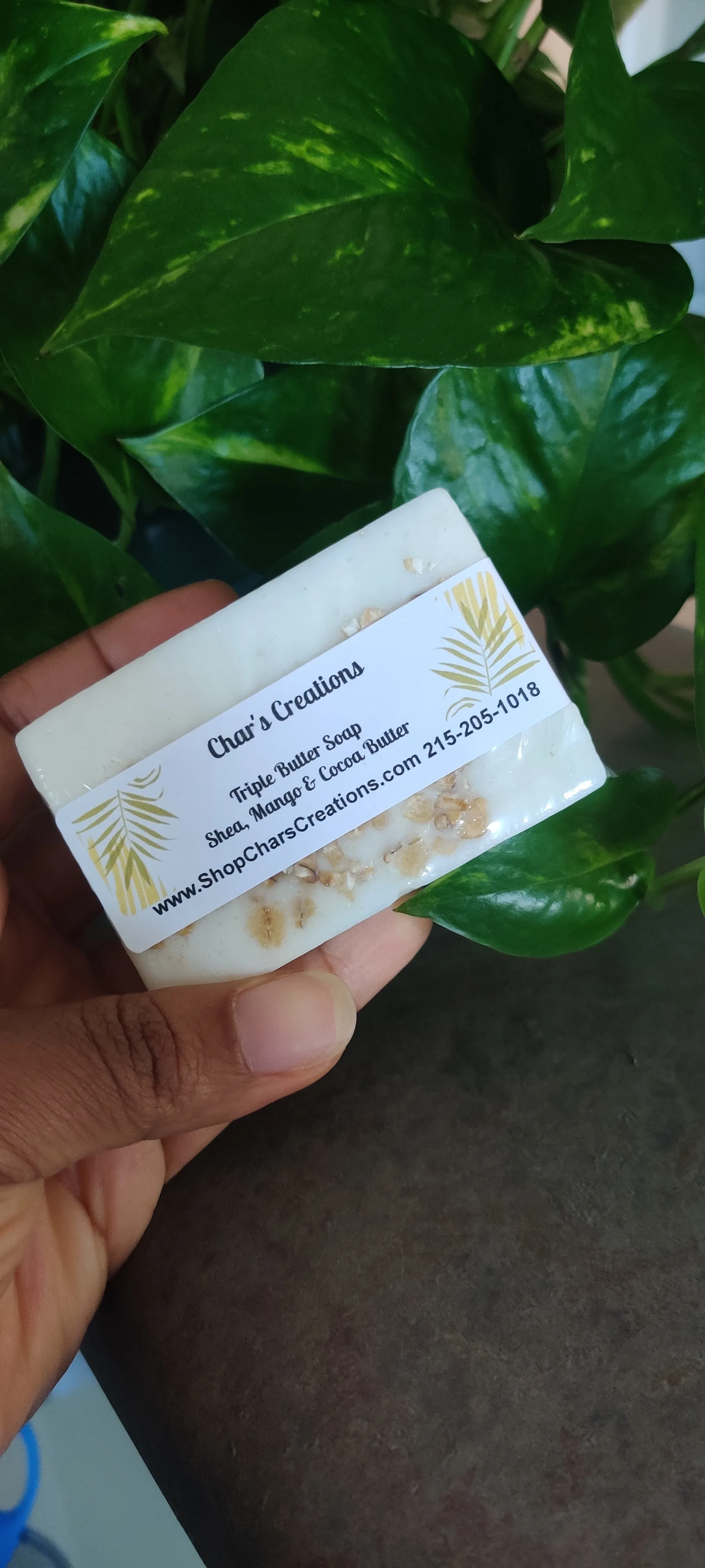 Mango butter, Shea butter, and Cocoa butter- Triple Butter Soap