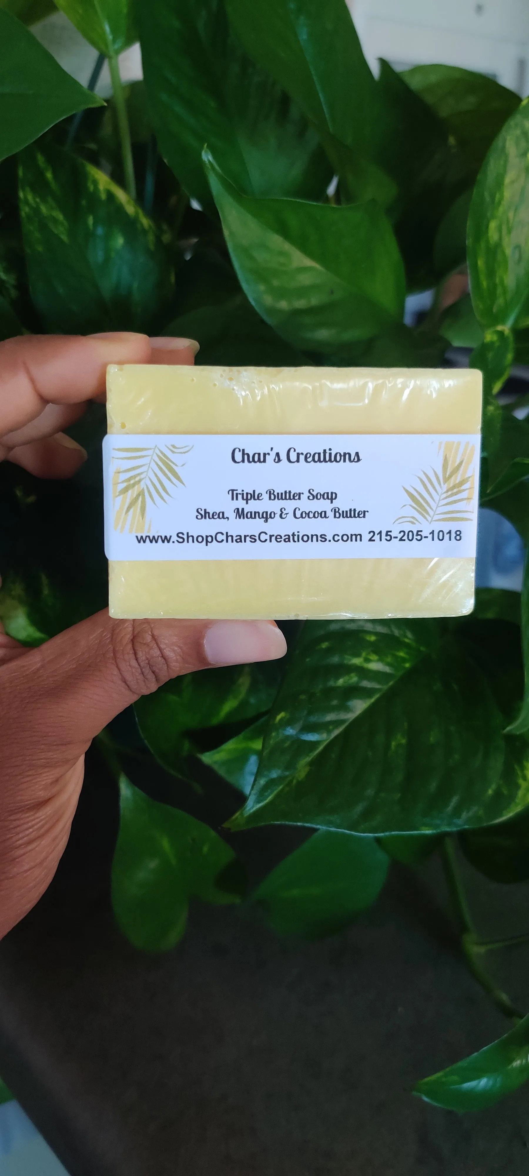 Mango butter, Shea butter, and Cocoa butter- Triple Butter Soap