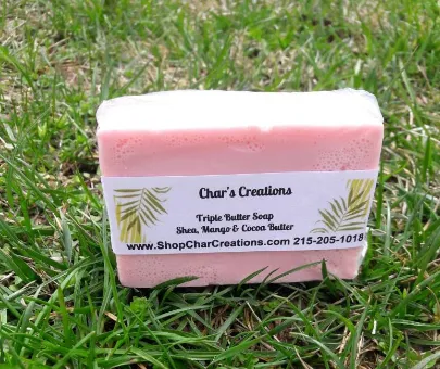 Mango butter, Shea butter, and Cocoa butter- Triple Butter Soap