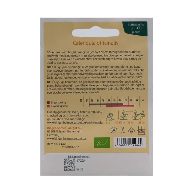 Marigold seed organic