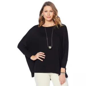 MarlaWynne WynneLayers Women's Plus Size Boxy Bateau Neck Top
