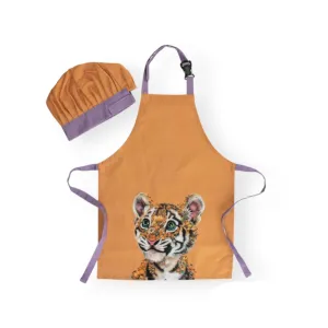 Maxwell & Williams Wild Planet Apron & Hat Set Tiger Kids GX0595