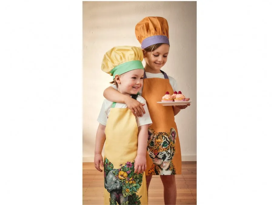 Maxwell & Williams Wild Planet Apron & Hat Set Tiger Kids GX0595