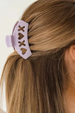 Medium Teleties Claw Clip - Purple Sweet Talker