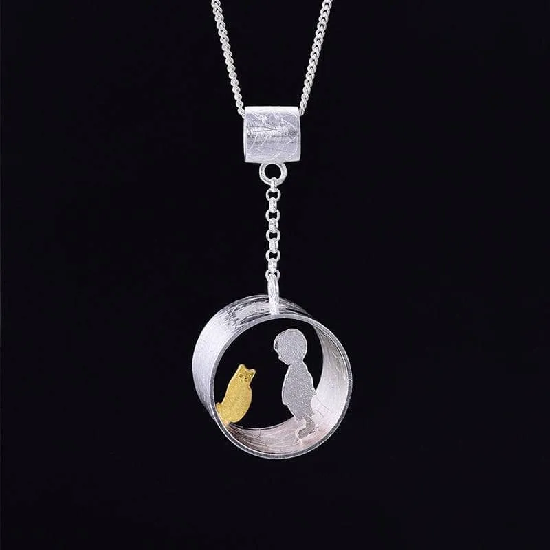 Meeting Love with Cat Pendant