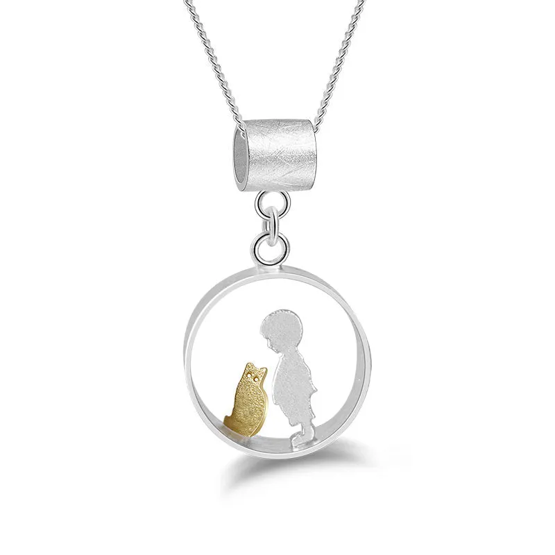 Meeting Love with Cat Pendant
