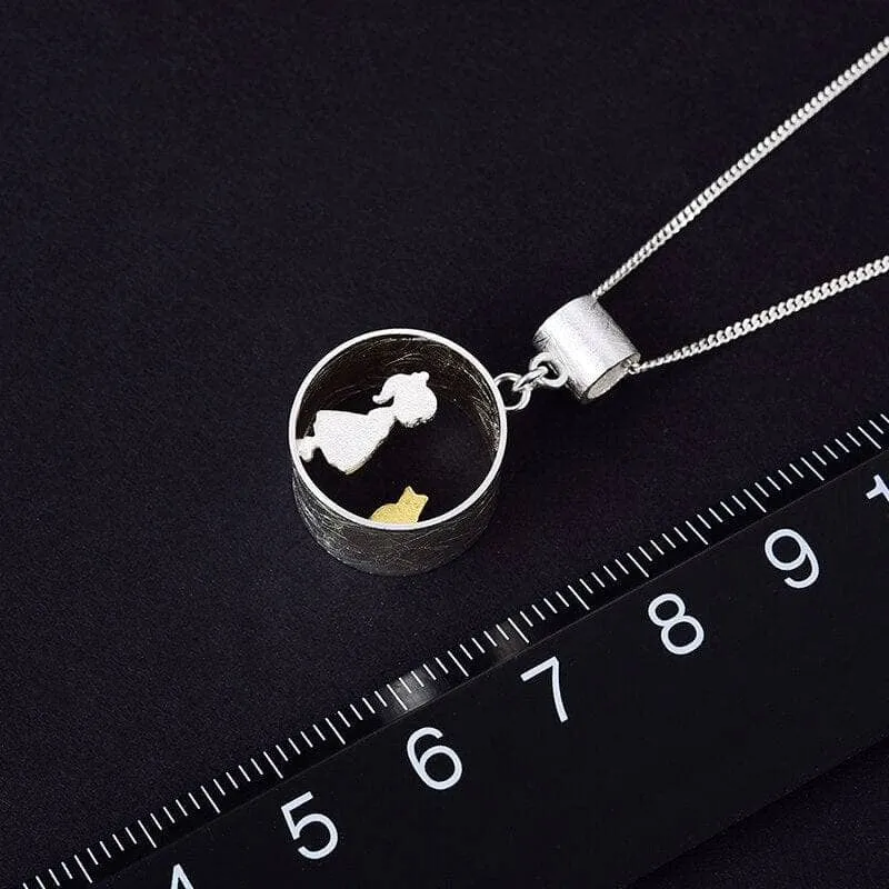 Meeting Love with Cat Pendant