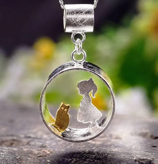 Meeting Love with Cat Pendant