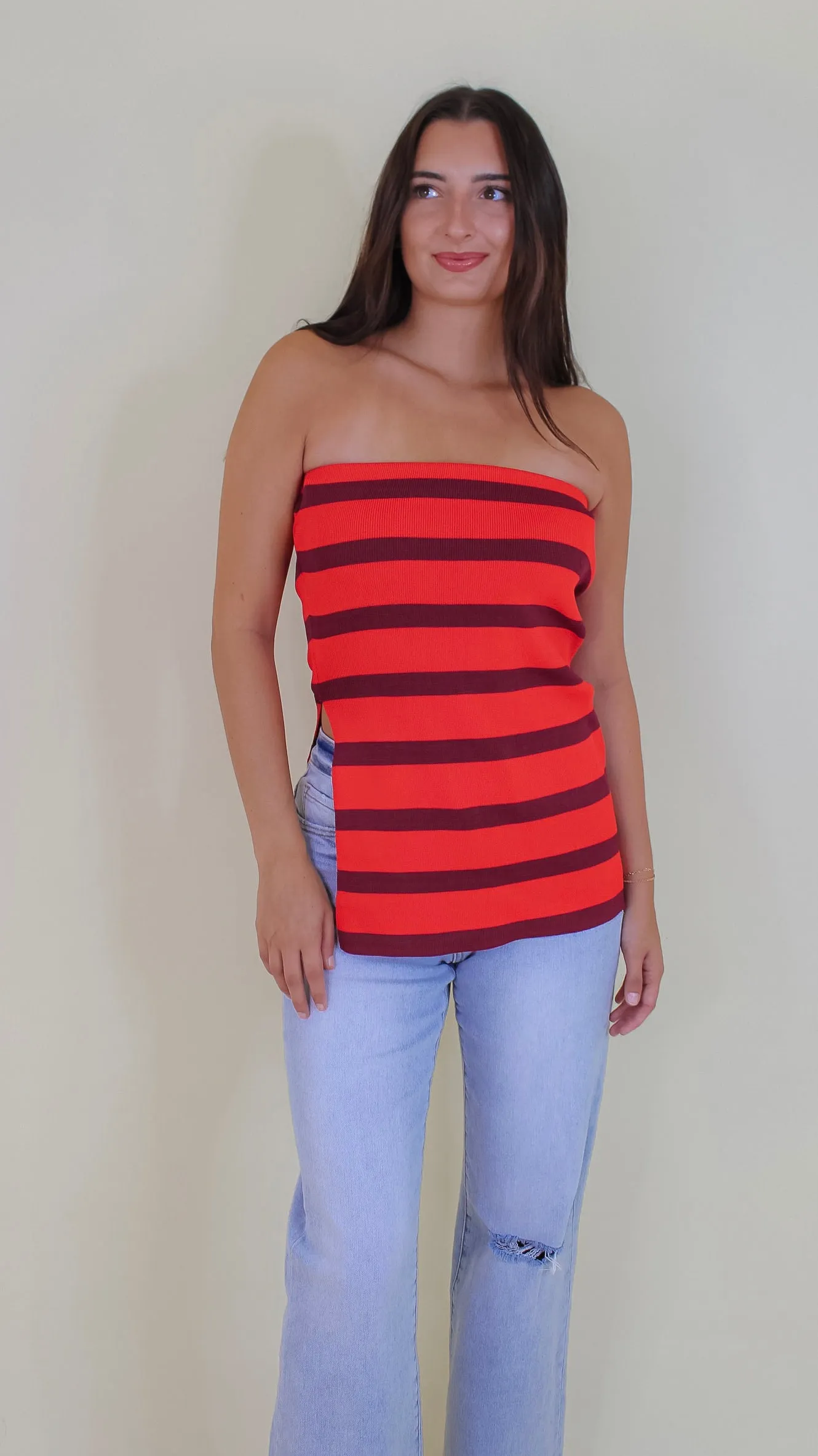 Melody Striped Tube Top