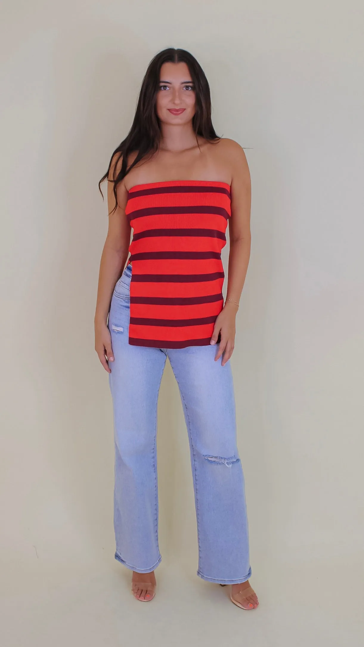 Melody Striped Tube Top