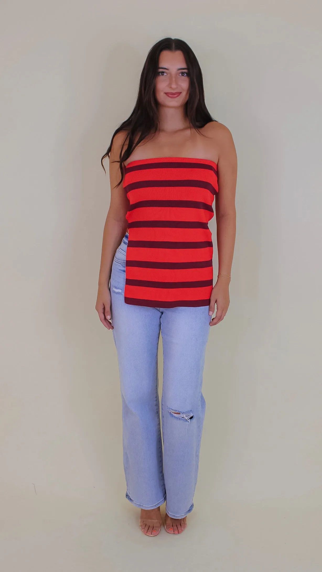 Melody Striped Tube Top