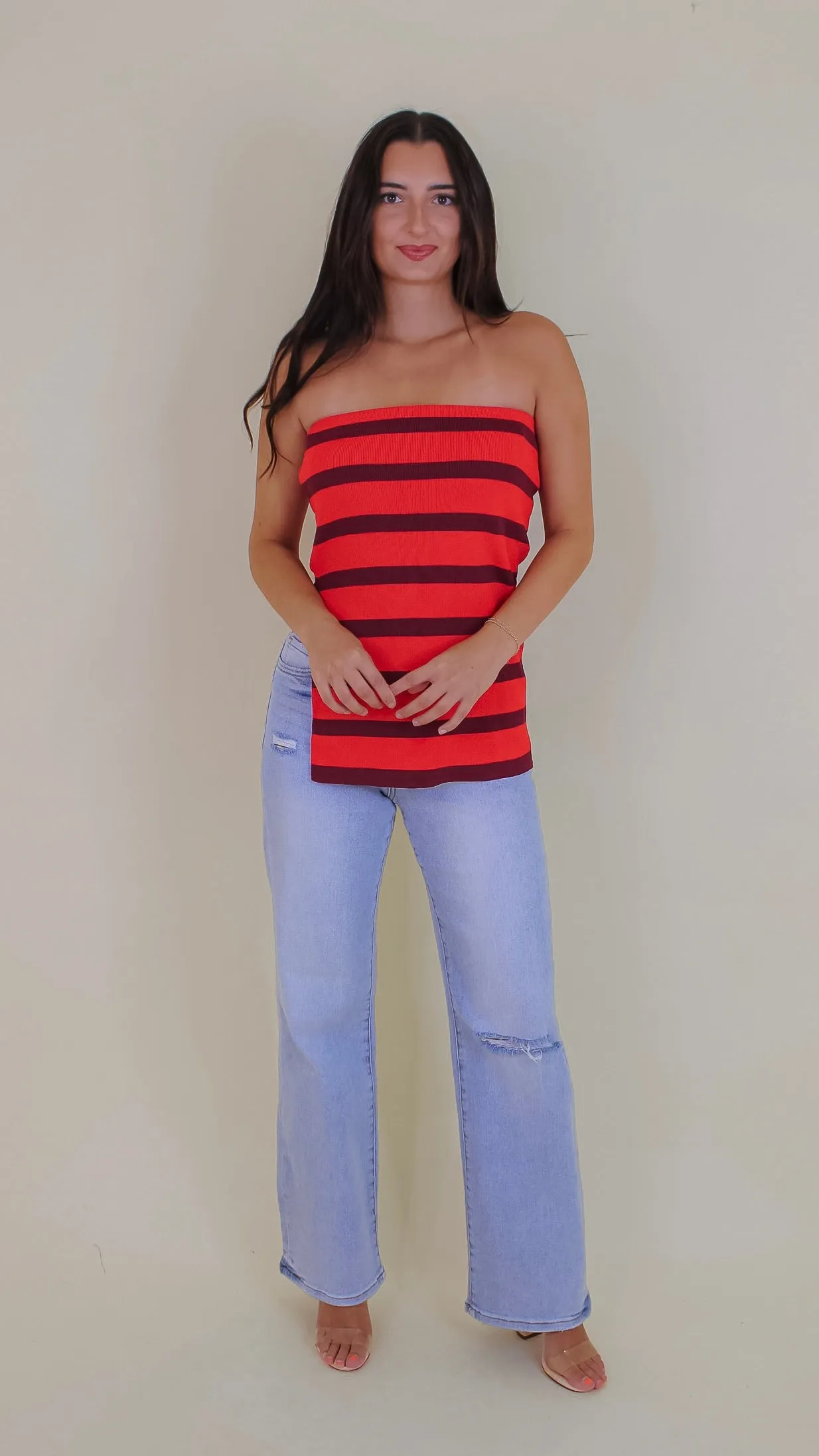Melody Striped Tube Top