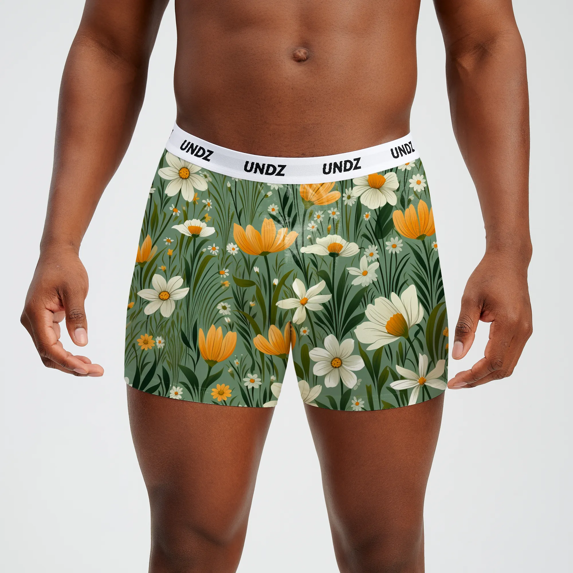 MEN BAMBOO - YELLOW FLOWERS