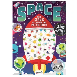 Metallic Puffy Stickers Space