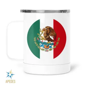 Mexico Flag Stainless Steel Travel Mug 13 OZ