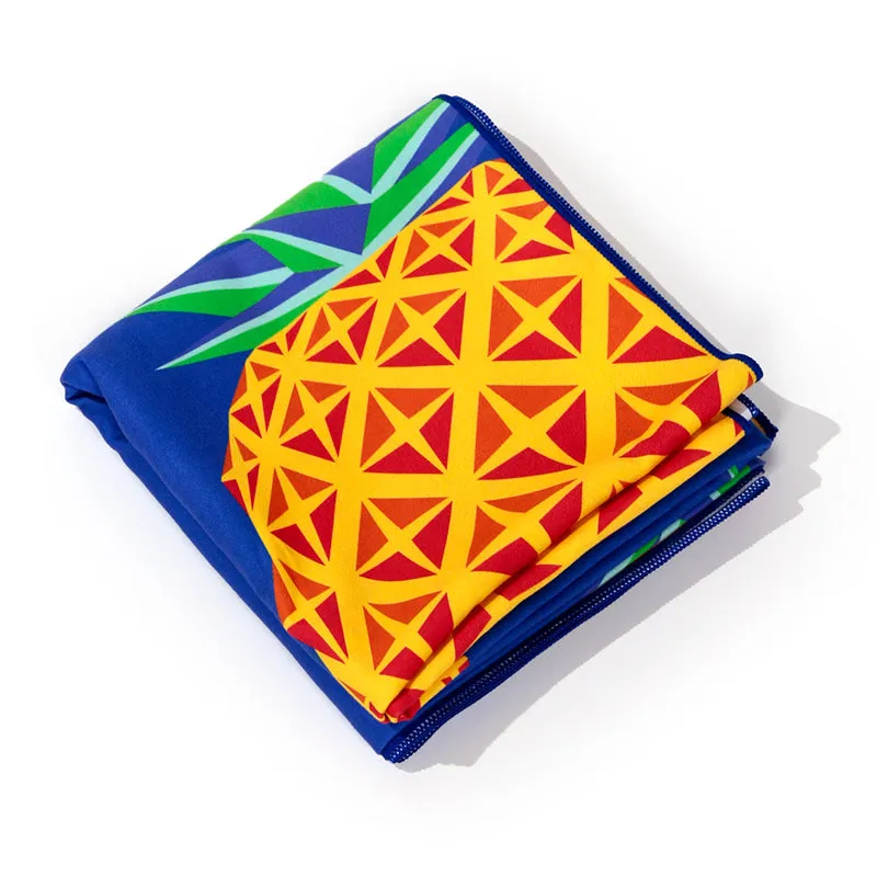 Microfibre Beach Towel - Pineapple Print