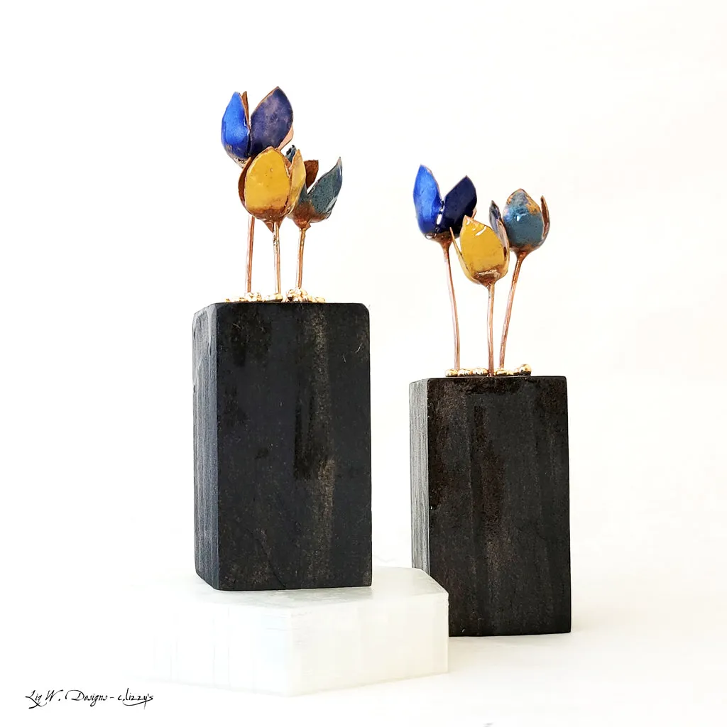 Mini Bouquet - Found Wood