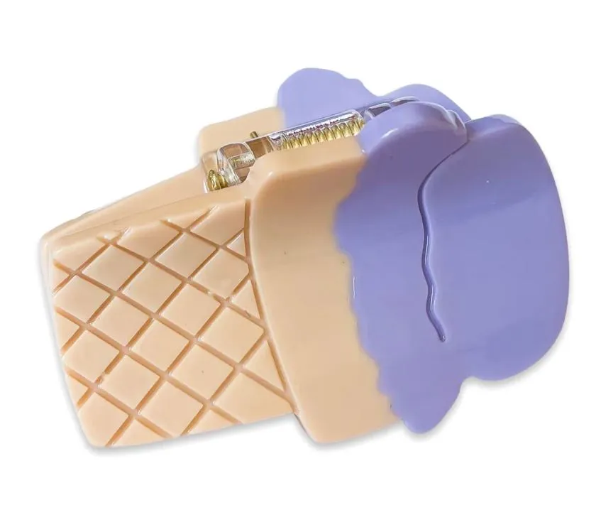 Mini Ice Cream Hair Claw