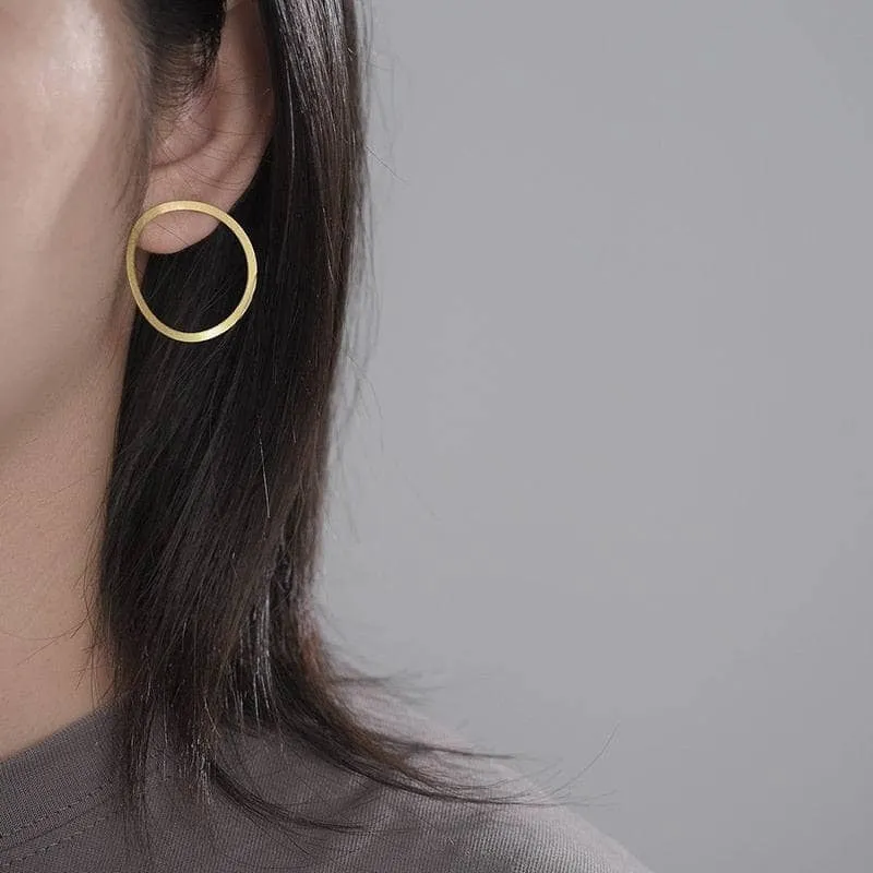 Minimalism Hoop Dangle Earrings