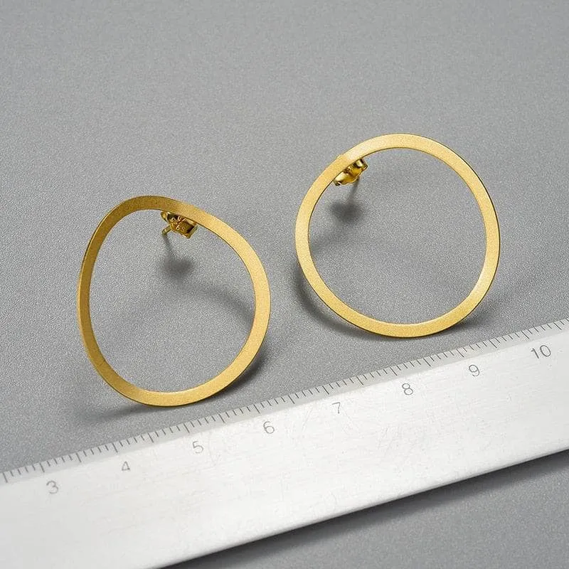 Minimalism Hoop Dangle Earrings