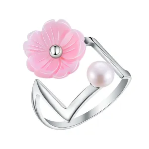 Minimalism Irregular Flower Ring