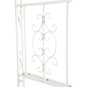 Montebello Iron Garden Arbor, White,47m2352wt