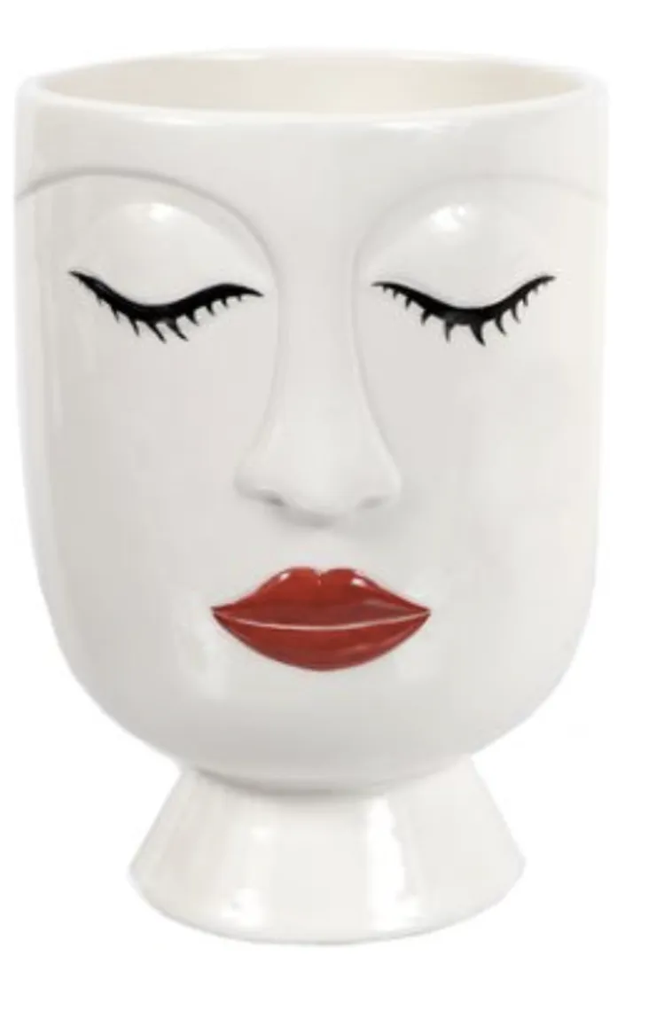 Mustache/ Lips Vase (Small)