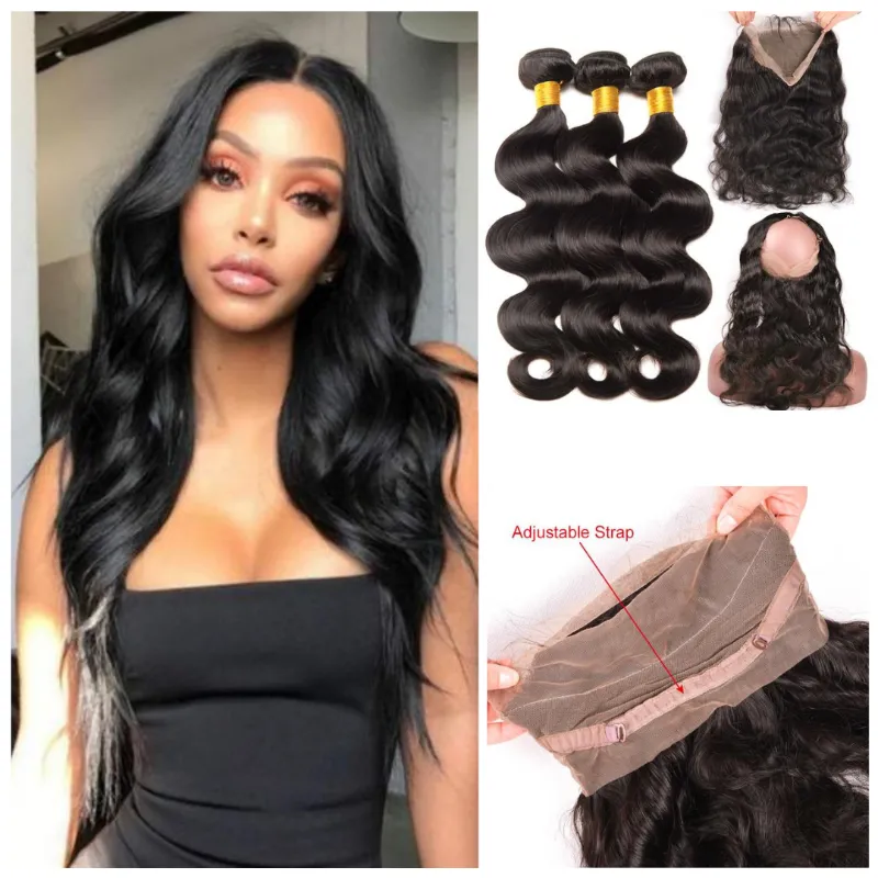 Natural Black Virgin Brazilian Body Wave Hair