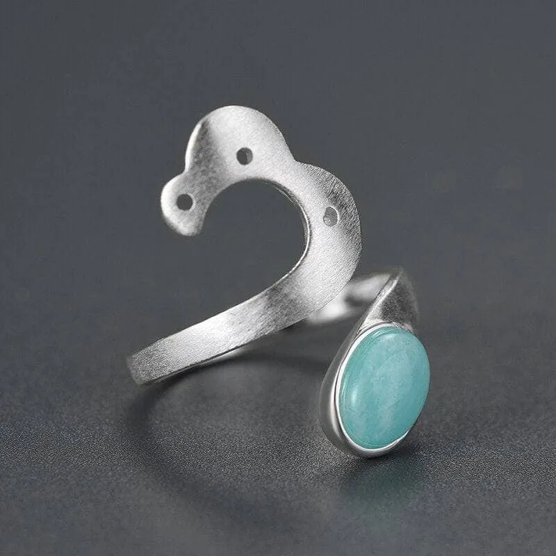Natural Stone Vintage Ring