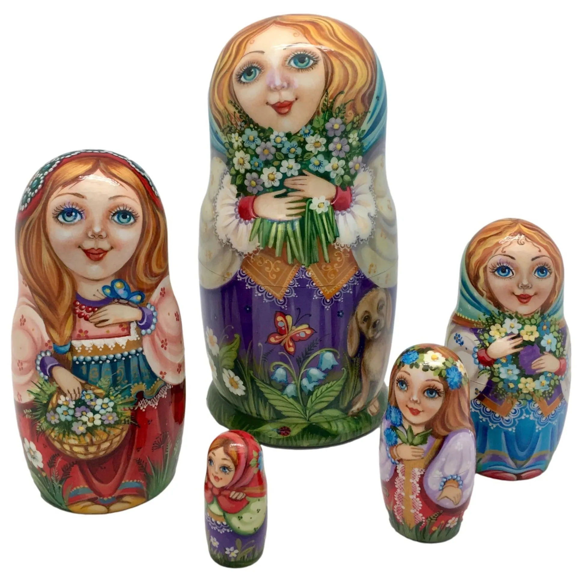 Nesting Dolls Russian Beauty