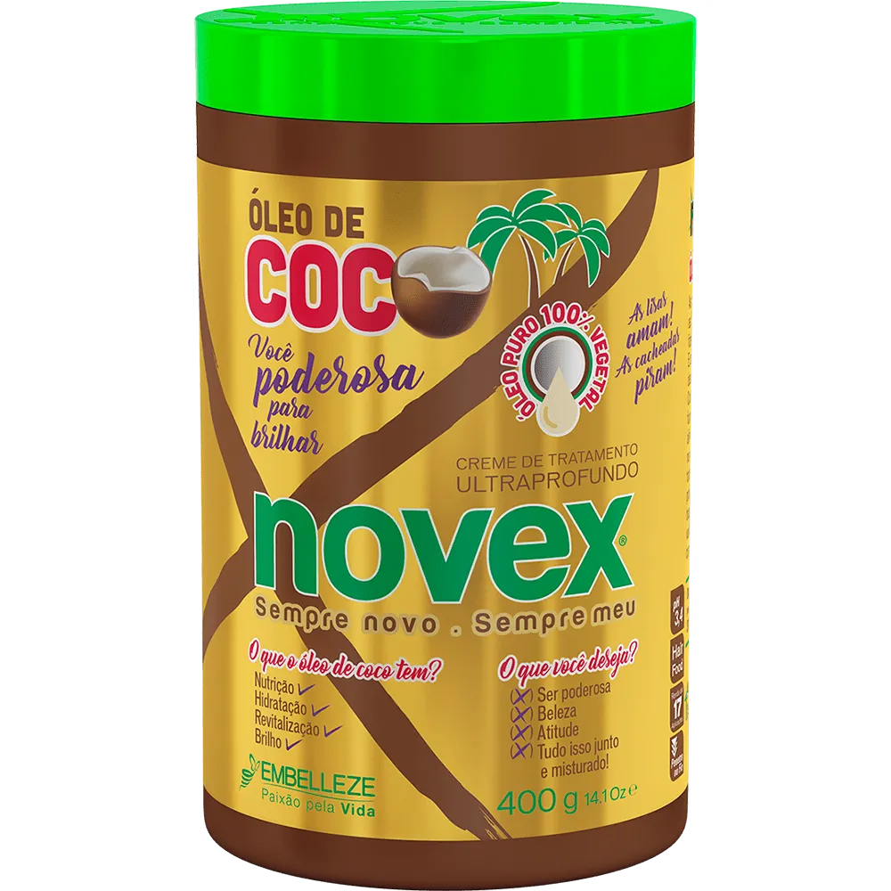 Novex Treatment Cream Coconut Oil 400g