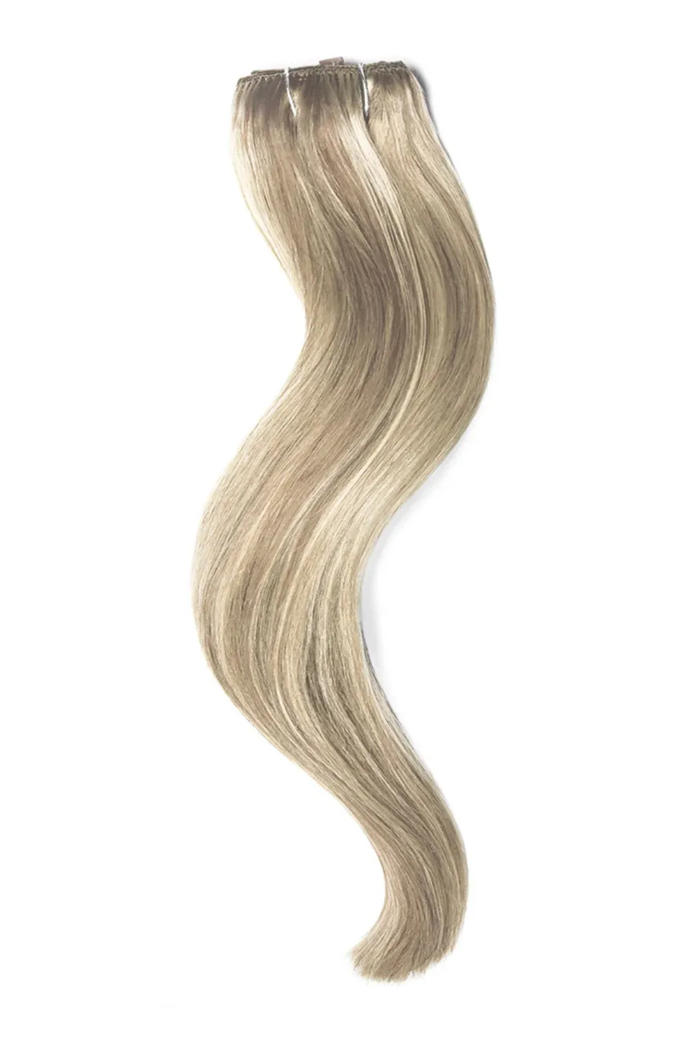 Oak Brondie Quad Weft Clip In One Piece Hair Extensions