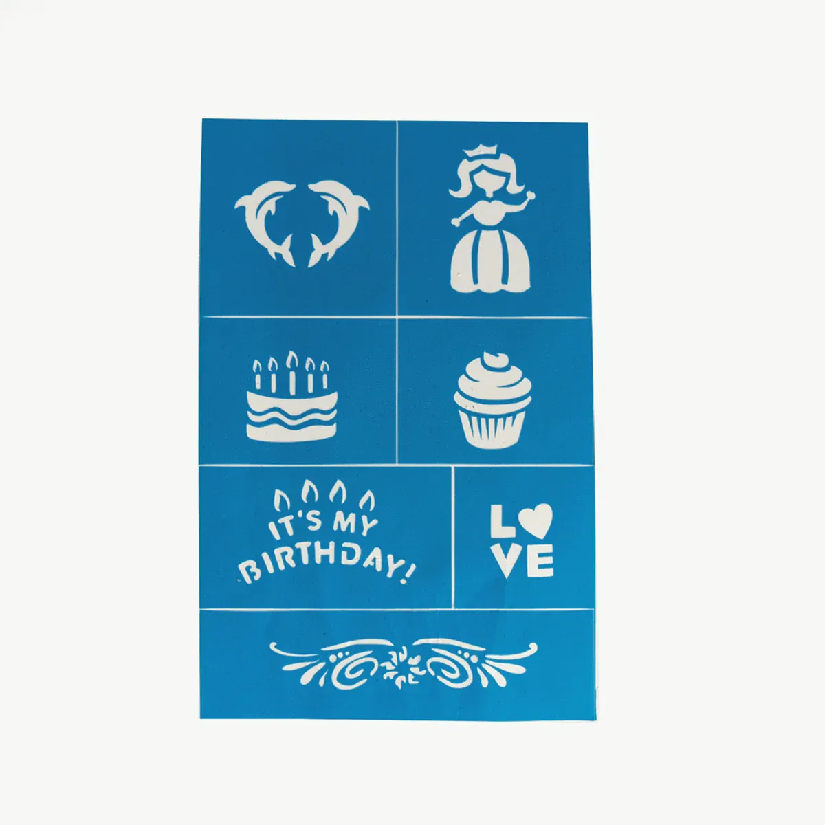Oh Flossy Reusable face paint stencils
