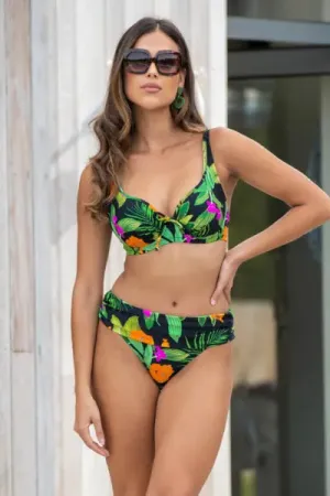 Palermo Foldover Brief In Tropical - Pour Moi