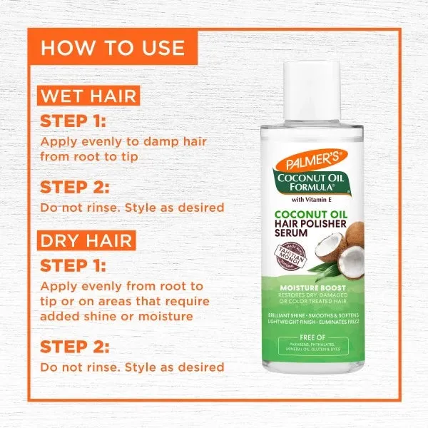Palmer's Coconut Oil Formula Moisture Boost Hair Polisher Serum 6oz