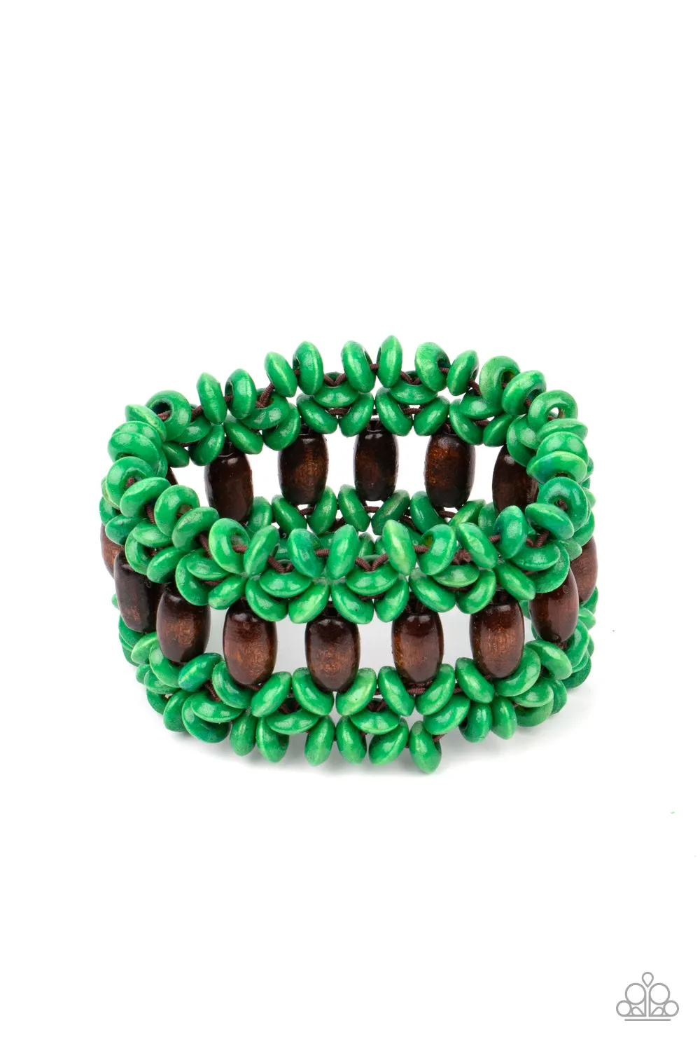 Paparazzi Bali Beach Retreat Bracelet Green