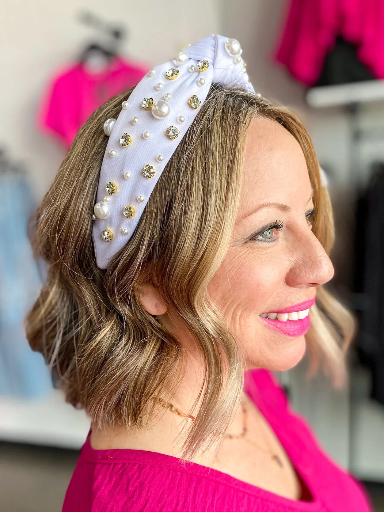 Pearl and Rhinestone Headband