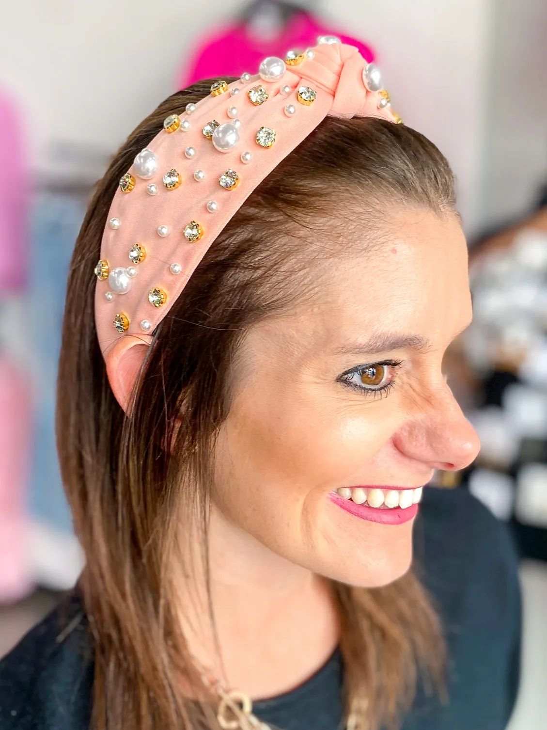 Pearl and Rhinestone Headband