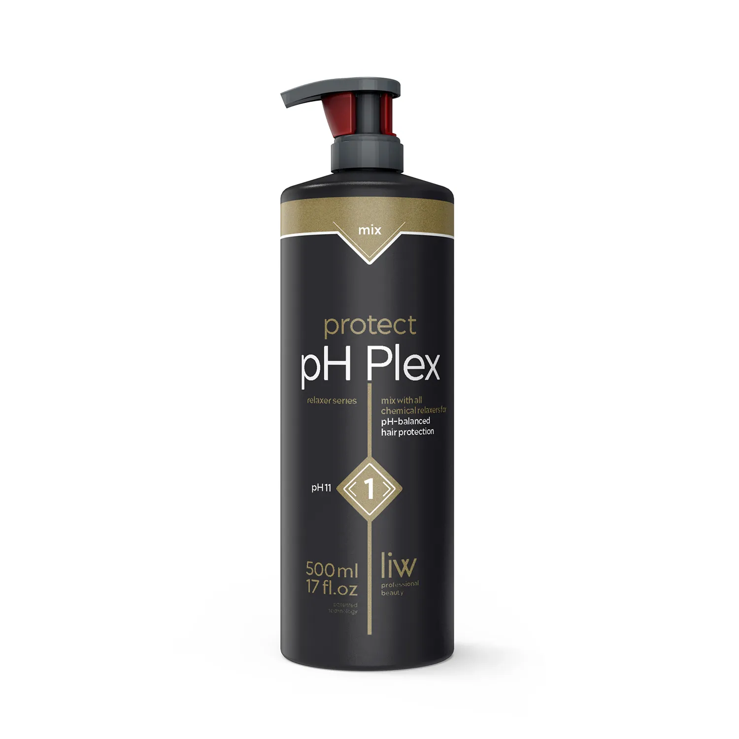 pH Plex for Relaxer PRO bottle step 1 Protect 16.9oz