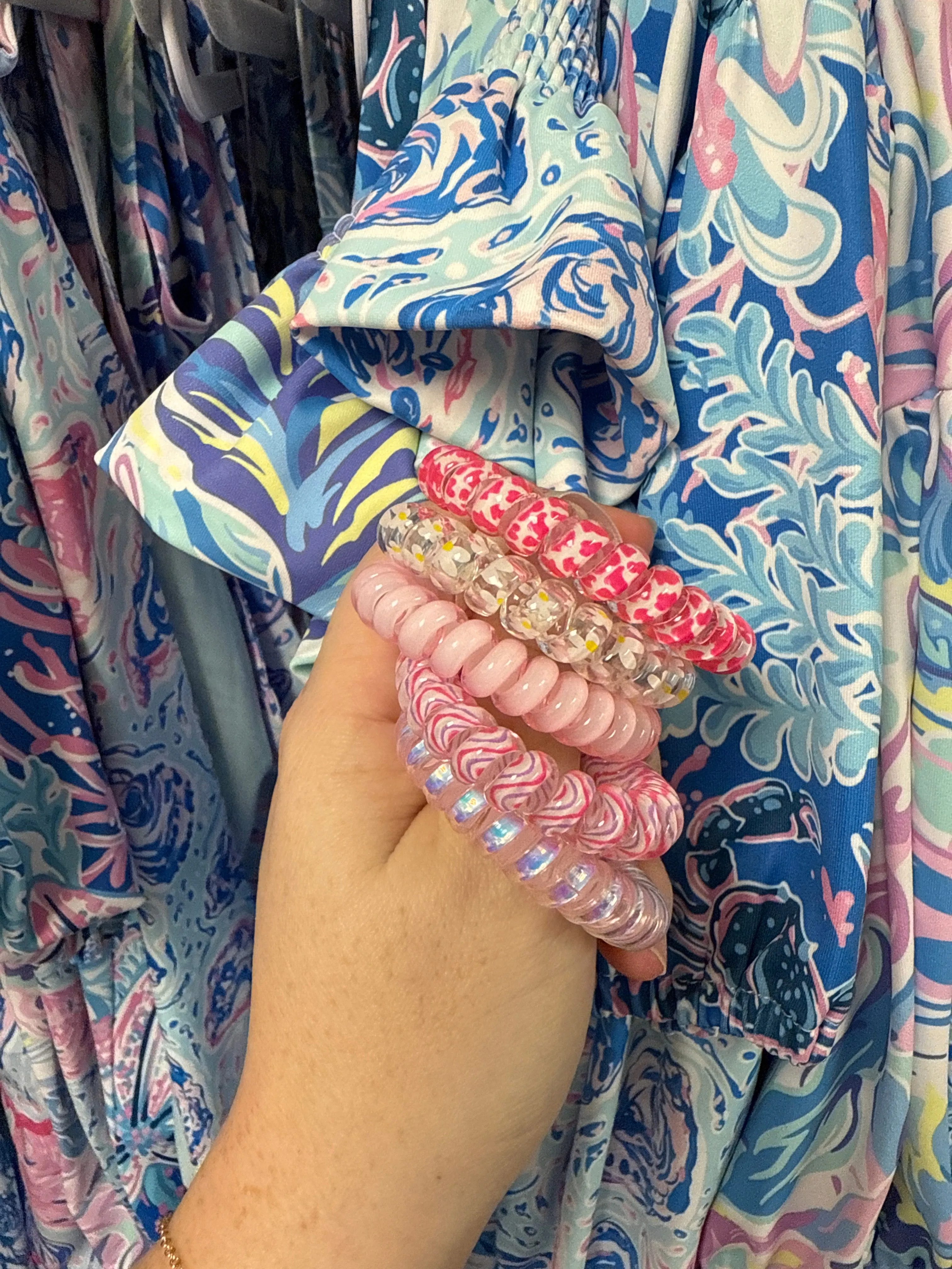 Pink Hair Tie Set by Simply Southern