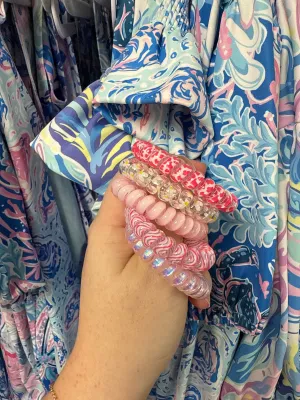 Pink Hair Tie Set by Simply Southern