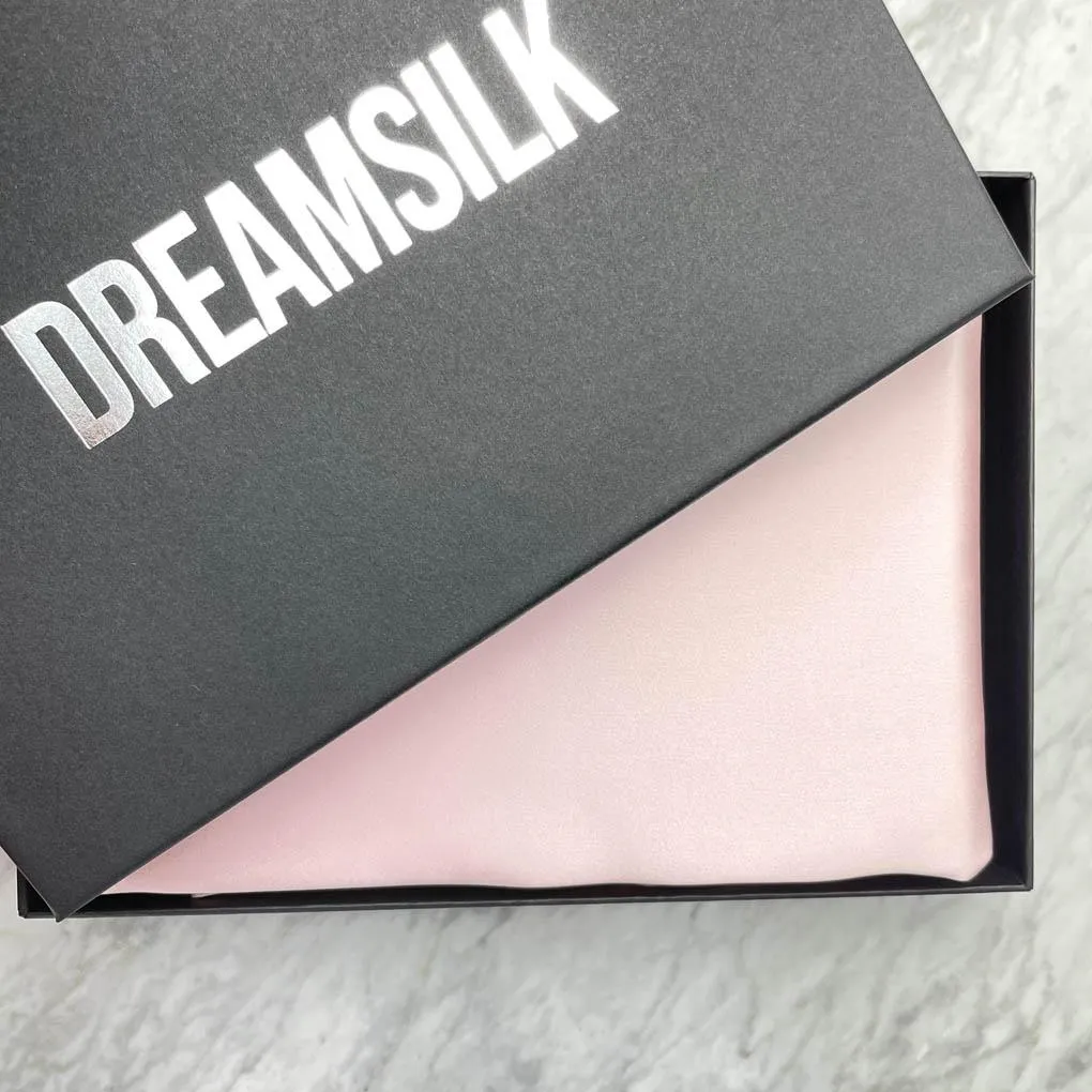 Pink Silk Pillowcase - Standard