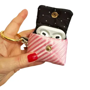 Pinky Striped AirPod Case