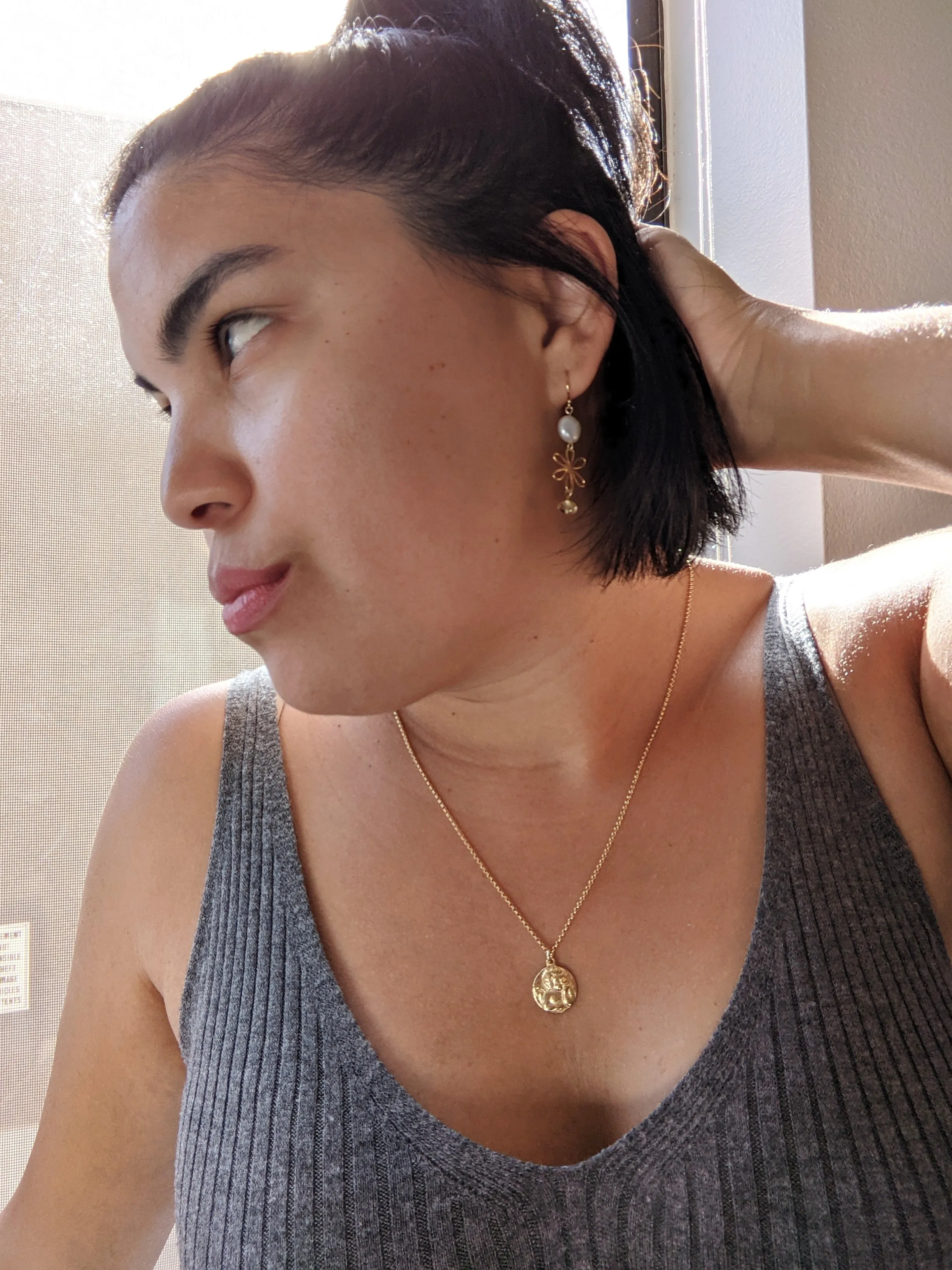 Plumeria Earrings