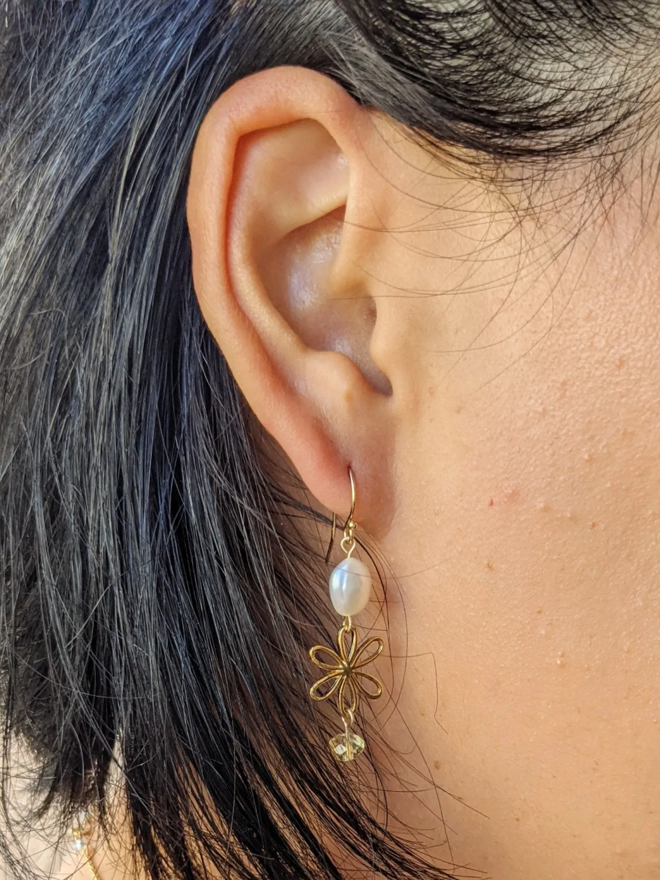 Plumeria Earrings